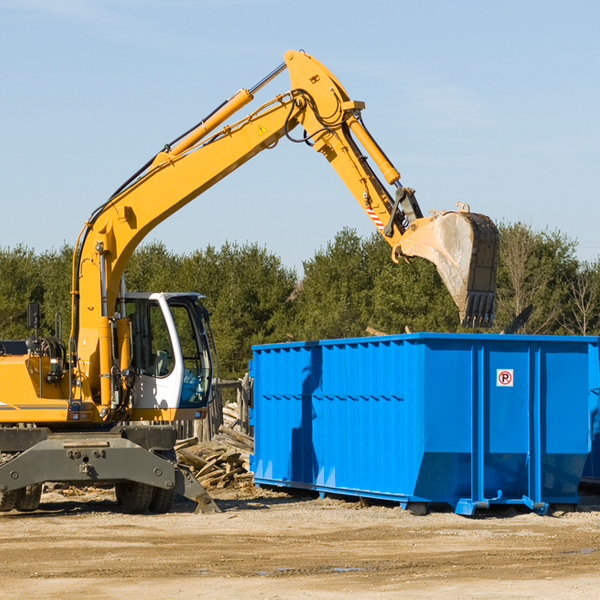 how many times can i have a residential dumpster rental emptied in Donnelsville OH